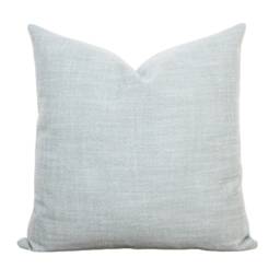 Seafoam Green Pillow Cover 20 X Textured Woven Decorative Throw 16 26 - Marina - thumbnail 3