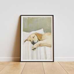 Golden Retriever Wall Art Print - Elegant Poster For Home Decor, Calm Dog Gift Owners, Lovers - thumbnail 2