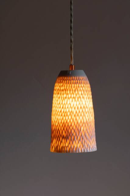 "Porcelain Pendant Lamp ""Vanda Convex" - image 1