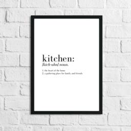 Kitchen Definition Simple Wall Decor Print - thumbnail 1