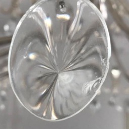 Hanging Crystals Pendants Drops , Spare Parts For Chandelier, in Glass, Transparent, Rainbow, Gold Dust Color - thumbnail 2