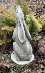 Luna - The Moon Gazing Rabbit Stone Garden Statue Ornament