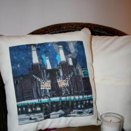 Battersea Power Station 1 - Cushion Cover & Pillow - thumbnail 2
