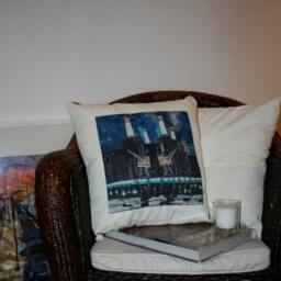 Battersea Power Station 1 - Cushion Cover & Pillow - thumbnail 3