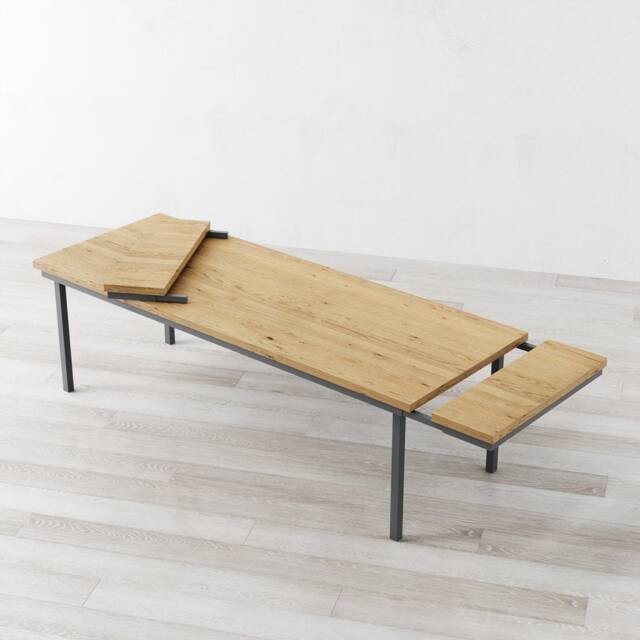 Medway Extendable Natural Oak Dining Table - image 1