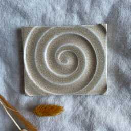 Cream Soap Dish, Rectangular Bathroom Tray, Handmade Kitchen Pottery, Household Holder, Thrown Textured Dishes - thumbnail 2