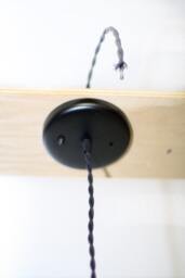 Economy Minimalist Customize Yourself Simple Pendant - Any Finish - Color Wire Plugin Or Hardwire - thumbnail 3