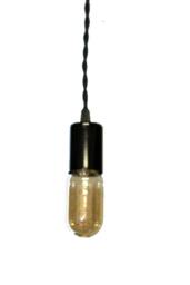 Economy Minimalist Customize Yourself Simple Pendant - Any Finish - Color Wire Plugin Or Hardwire