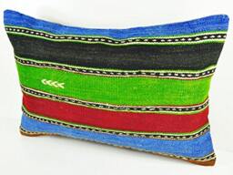 Handwoven Wool Kilim Pillow Cover - thumbnail 2