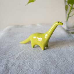 Handmade Ceramic Dinosaur Figurine - thumbnail 3