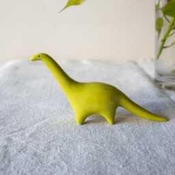 Handmade Ceramic Dinosaur Figurine - thumbnail 2