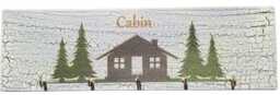 Personalized Engraved Wooden Key Rack, Wood Holder, Name Painted Name, Distressed - thumbnail 2