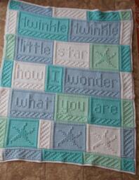 Twinkle Pattern For Crocheted Blanket - thumbnail 1