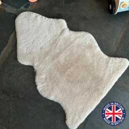 Medical Sheepskin Rug - Lambland Linen Shorn Hide Pelt - thumbnail 1