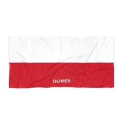 Poland Beach Towel, Flag Tovel, Of Poland, Beach Country Gift, Gift - thumbnail 2