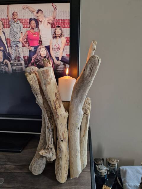 Driftwood Candle Holder
