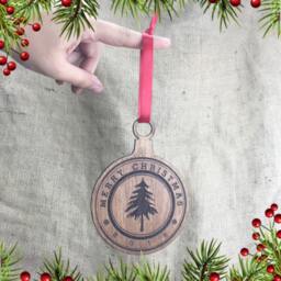 2026 Year Christmas Ornament Wood Xmas Decorations Rustic Tree Ornaments Gift Stocking Stuffer Secret Santa Annual Commemorative - thumbnail 2
