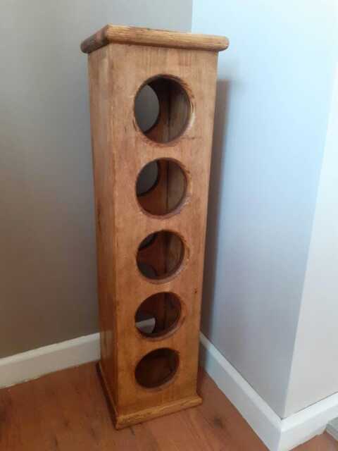 Wooden Wine Rack/Display Stand - Round - image 1