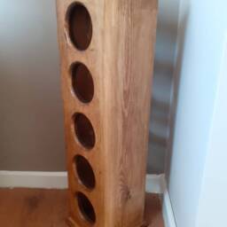 Wooden Wine Rack/Display Stand - Round - thumbnail 3