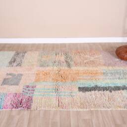 Vintage Boujaad Rug, Authentic Moroccan Rug 5x8 Ft - thumbnail 3