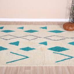 Authentic Boujaad Rug, Soft Moroccan Rug 6x8 Ft - thumbnail 3