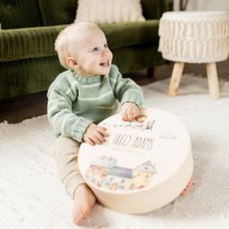 Personalized Baby Keepsake Box Baltic Birch Memory Chest - thumbnail 2