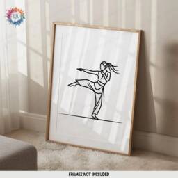 Kung Fu Poster Print Set - 3 Prints - Wall Art Gifts Boxing Gift Definition Martial Arts Decor Girls Bedroom Artwork - thumbnail 3