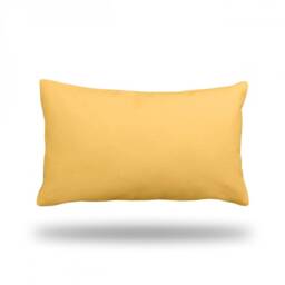 "Bright Yellow - Decorative Throw Pillow, Pillow Cover, Case Rectangle 13"" X 22" - thumbnail 1