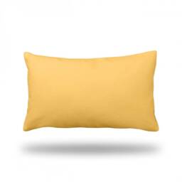 "Bright Yellow - Decorative Throw Pillow, Pillow Cover, Case Rectangle 13"" X 22" - thumbnail 2