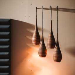 Scandinavian Curved Wooden Lamp Fixture - Luxuria L12 - thumbnail 2