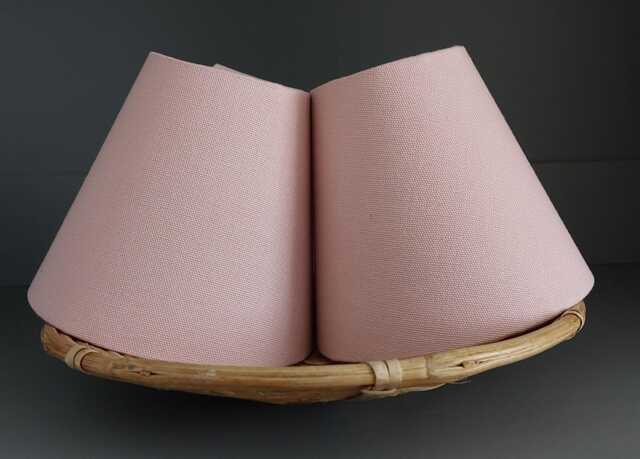 Dusty Pink Candle Clip Lampshade For Wall Lights - image 1