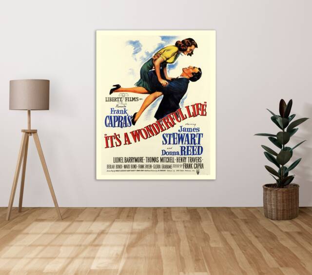 It's A Wonderful Life - Metal Sign Plaque Wall Art Decor Signage