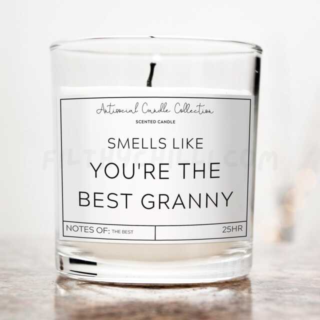 You're The Best Granny Candle, Mothers Day Gifts For Granny, Birthday Present Gift Ideas, ??? - image 1