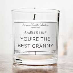You're The Best Granny Candle, Mothers Day Gifts For Granny, Birthday Present Gift Ideas, ??? - thumbnail 1