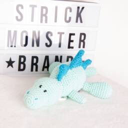 Crocheted Music Box Dragon/Dino/Dinosaur - thumbnail 3