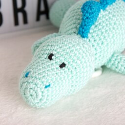 Crocheted Music Box Dragon/Dino/Dinosaur - thumbnail 4
