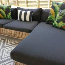 Tropical Outdoor Cushion Cover, Cover Only, Pillows, Green Cushions, Scatter Cushions, Chair - thumbnail 3
