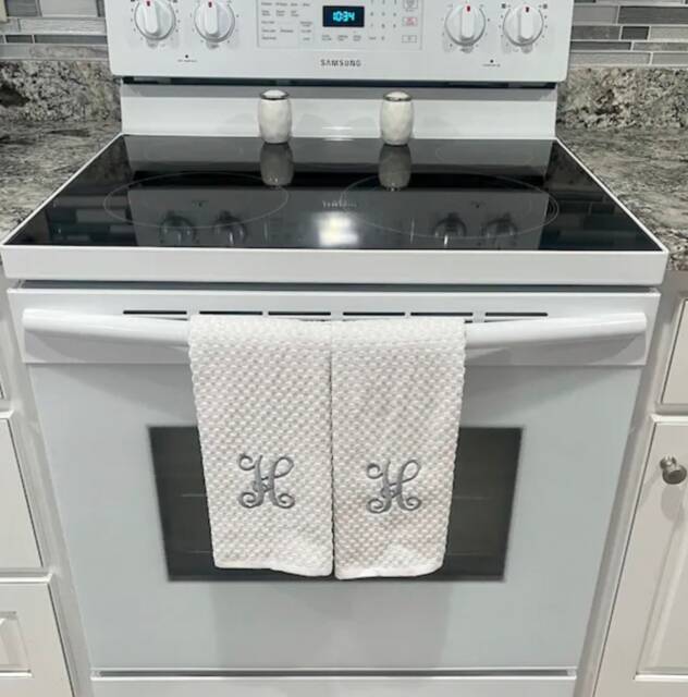 Monogrammed Kitchen Hand Towel