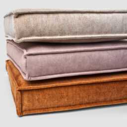 3 Inch - 7, 5 cm Custom Cushions. Durable Modern Fabrics. Chenille, Velours Soft Water-Repellent Zippered - thumbnail 1