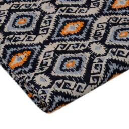 Black Gemotraic Block Print Kantha Quilts , Handmade Cotton Blankets , Home & Leving , Blanktes , Bedding Work All Size Dress - thumbnail 4