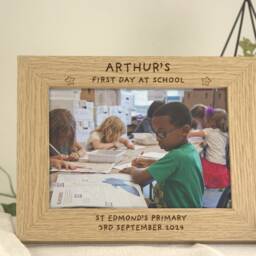 First Day Of School Frame - My Reception Class Gift Back To Personalised Fit 5x7 Or 6x4 Photo - thumbnail 3