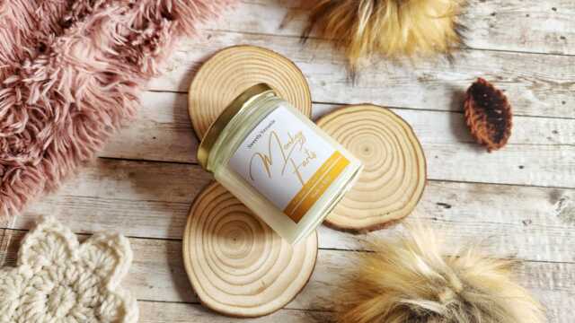 Monkey Farts Scented Candle - 4Oz Jar Soy Wax Hand Poured Home Decor - image 1