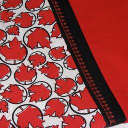 Canadian Pillow Case - Gift Maple Leaf On White Standard - thumbnail 3