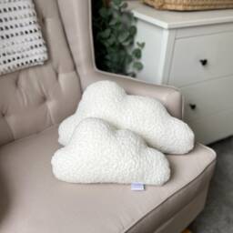 Boucle Cloud Cushion - Neutral Nursery Decoration Boucle Pillow Baby Decor Shower Gift - thumbnail 2