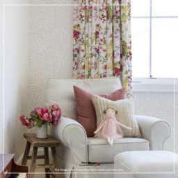 Syrah Color Cabernet Watercolor Botanical Grapes Vines Flower Cotton Curtain, Valance Pleated, Lined Drapery Panel Offered As Upgrades - thumbnail 3