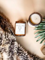 I'm in A Big Oud 8Oz 100% Soy Candle - Gifts For Pet Parents - thumbnail 1