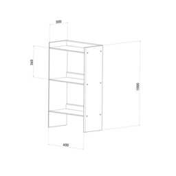 Minimalist Bookcase, Birch Plywood, Mid Century Modern Bookcase, Custom Home Office, Handmade Shelving Unit - thumbnail 4