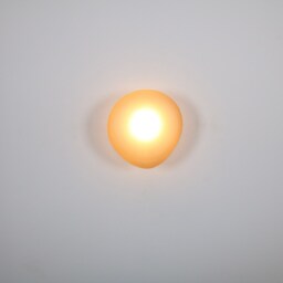 Flattened Glass Wall Lighting - White Lamp Vanity Light Fixture, Sconce, Lamp, , Small - thumbnail 2