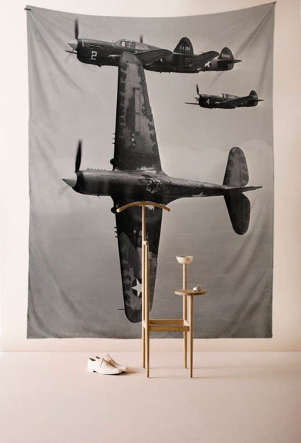 Military Aircraft - Wall Tapestry Tapestry Hangings Wanderlust Bohemian Home Decor Dorm T#64 - image 1