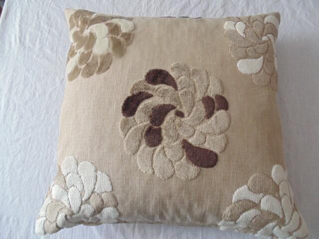 Designers Guild/William Yeoward Fabric Cushion Cover Ranakpur Mocha Pillow - image 1